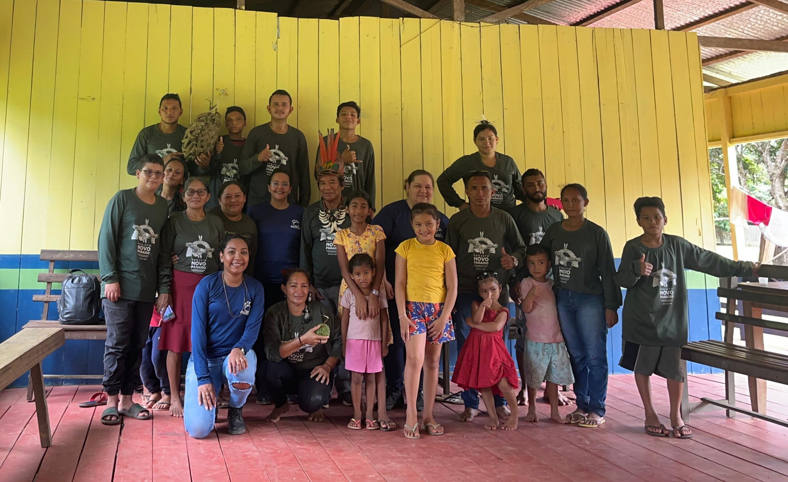 Indígenas da TI Caititu  recebem formação sobre coleta de sementes com o apoio do Floresta+ no Amazonas